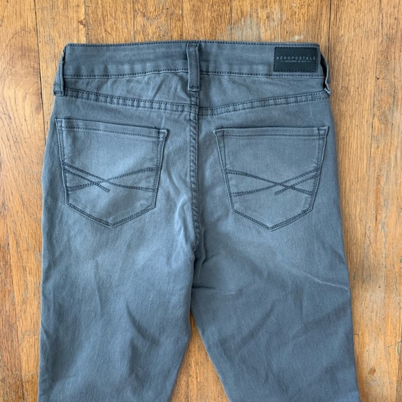 Gray High Rise Jeggings - Picture 4 of 4